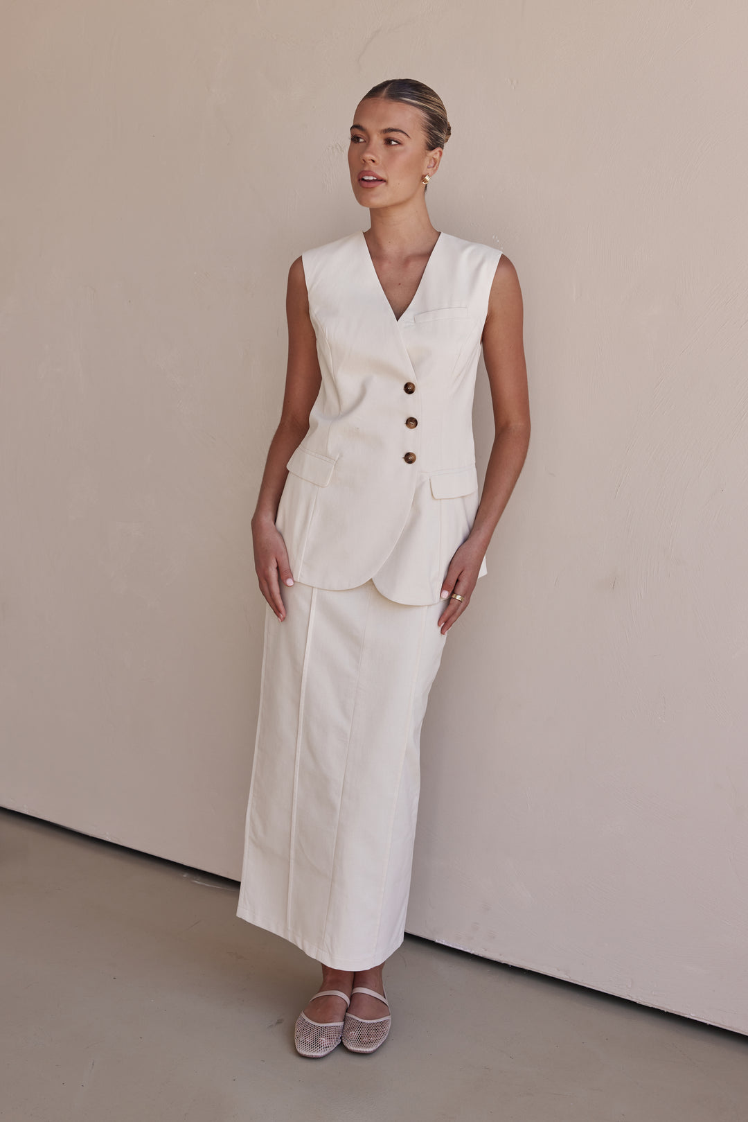 Gilet en lin pour femmes