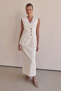 Gilet en lin pour femmes