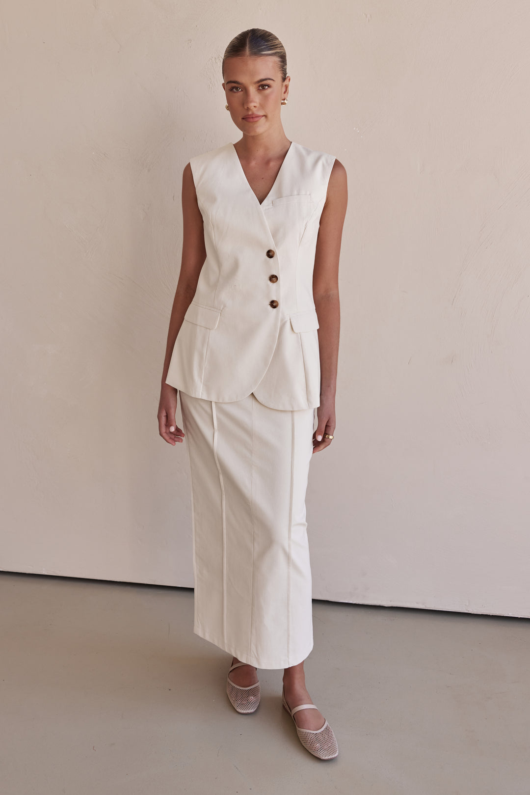 Gilet en lin pour femmes