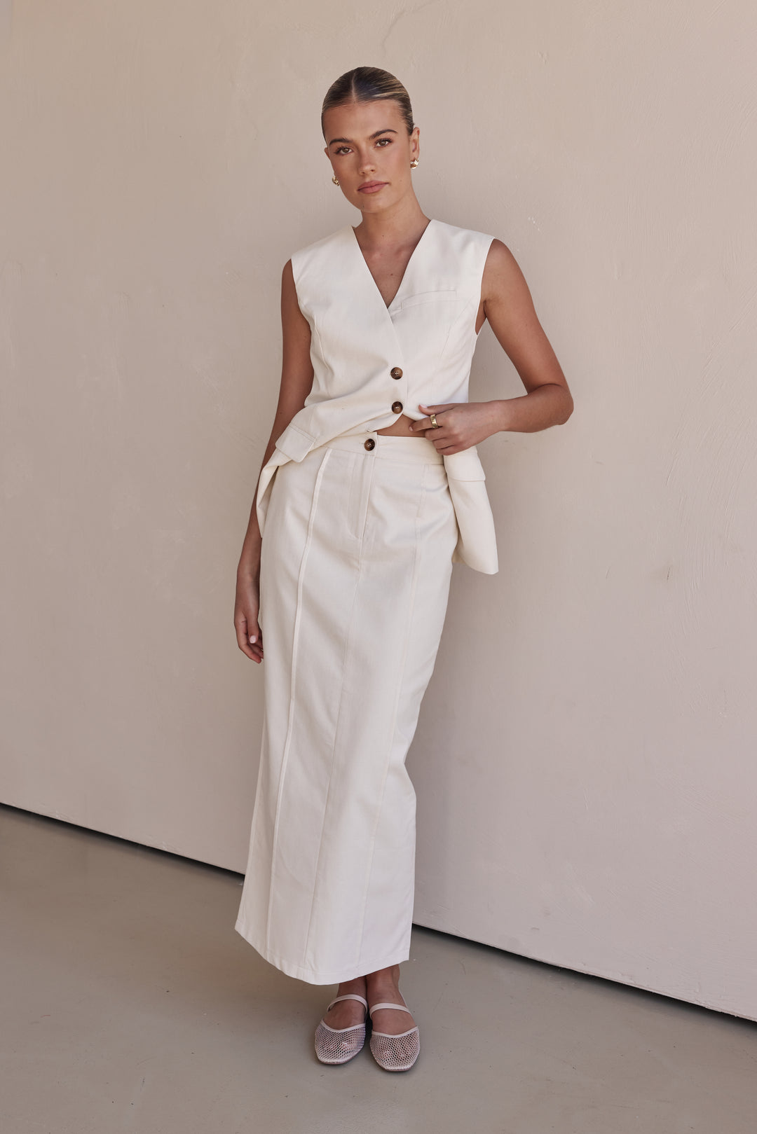 Gilet en lin pour femmes